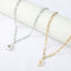 Pearl Pendant Stainless Steel Simple Necklace
