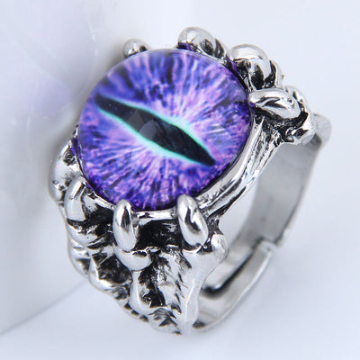 Purple Devil's Eye Opening Ring
