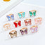 Vintage Adjustable Multicolor Butterfly Ring for Women