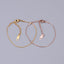 Minimalist Titanium Steel Snake Bone Chain Anklet and Bracelet Set - 18K Gold Plated