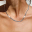 Snake Bone Chain Stainless Steel Necklace