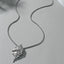 Wolf Head Pendant Titanium Steel Necklace - Vintage Style Men's Animal Pendant Hip Hop Fashion Accessory