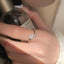 Wholesale Camellia Flower Sterling Silver Adjustable Open Ring with Zirconia 2023 Design
