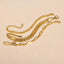 18K Gold Plated Geometric Stainless Steel Zircon Mesh Chain Bracelet