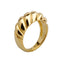 Wholesale Geometric Titanium Steel Braided Rings