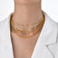 18K Gold Plated Stainless Steel Titanium Chain Necklace