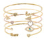 Womens Geometric Rhinestone Alloy Bracelets &amp; Bangles NHHN136421