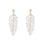Womens Leaf Retro Light Luxury Plastic  Resin  Earrings JJ19050510