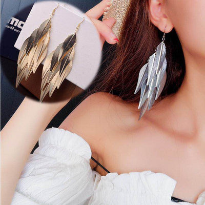 Yi Wu Jewelry New Fashion Leaf Earrings For Women