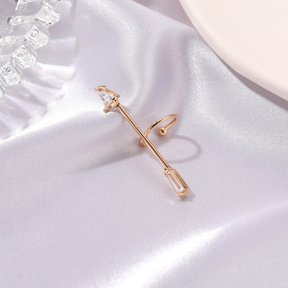 Zircon Arrow No-Piercing Ear Cuff for Women